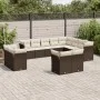 Set de sofás de jardín y cojines 12 pzas ratán sintético marrón de , Conjuntos de jardín - Ref: Foro24-3250372, Precio: 883,4...