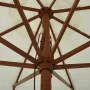 Gartensonnenschirm mit sandweißem Holzmast 330 cm von vidaXL, Sonnenschirme - Ref: Foro24-47212, Preis: 185,64 €, Rabatt: %