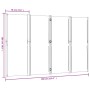 4-teiliger Raumteiler hellgrau 280x180 cm von , Raumteiler - Ref: Foro24-4003356, Preis: 131,09 €, Rabatt: %