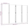 Light gray 4-panel room divider screen 280x180 cm by , Room dividers - Ref: Foro24-4003356, Price: 129,40 €, Discount: %