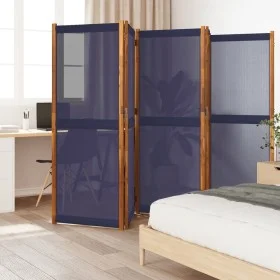 5-teiliger Raumteiler dunkelblau 350x180 cm von , Raumteiler - Ref: Foro24-4003361, Preis: 149,13 €, Rabatt: %