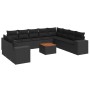 11-piece garden sofa set and black synthetic rattan cushions by , Garden sets - Ref: Foro24-3257847, Price: 743,06 €, Discoun...