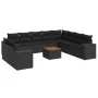 11-piece garden sofa set and black synthetic rattan cushions by , Garden sets - Ref: Foro24-3257847, Price: 740,42 €, Discoun...