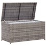 Graue Garten-Aufbewahrungsbox aus synthetischem Rattan, 100 x 50 x 50 cm von vidaXL, Aufbewahrungsboxen für den Außenbereich ...