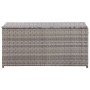 Graue Garten-Aufbewahrungsbox aus synthetischem Rattan, 100 x 50 x 50 cm von vidaXL, Aufbewahrungsboxen für den Außenbereich ...