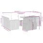 7-teiliges Garten-Esszimmerset und Kissen synthetisches Rattan schwarz von , Gartensets - Ref: Foro24-3271210, Preis: 470,79 ...