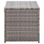 Graue Garten-Aufbewahrungsbox aus synthetischem Rattan, 100 x 50 x 50 cm von vidaXL, Aufbewahrungsboxen für den Außenbereich ...