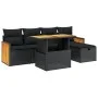 6-piece garden sofa set with black synthetic rattan cushions by , Garden sets - Ref: Foro24-3276240, Price: 391,04 €, Discoun...