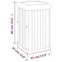 Jardinera de madera maciza de acacia 35x35x60 cm de , Maceteros y jardineras - Ref: Foro24-366503, Precio: 84,70 €, Descuento: %