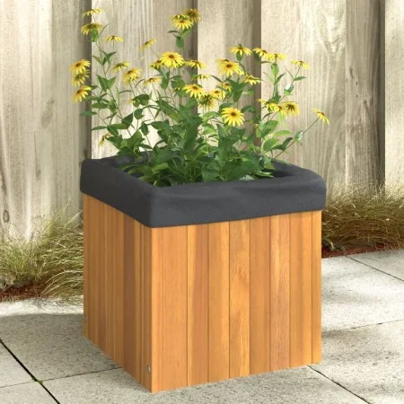 Pflanzgefäß aus massivem Akazienholz, 35 x 35 x 35 cm von , Töpfe und Pflanzgefäße - Ref: Foro24-366501, Preis: 48,42 €, Raba...