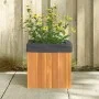 Jardinera de madera maciza de acacia 35x35x35 cm de , Maceteros y jardineras - Ref: Foro24-366501, Precio: 48,42 €, Descuento: %
