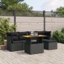 Set de sofás de jardín 6 piezas y cojines ratán sintético negro de , Conjuntos de jardín - Ref: Foro24-3270803, Precio: 382,4...