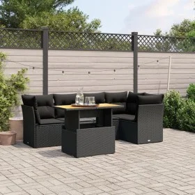 5-piece garden furniture set with black synthetic rattan cushions by , Garden sets - Ref: Foro24-3270817, Price: 427,36 €, Di...