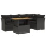 5-teiliges Gartenmöbel-Set und Kissen aus synthetischem Rattan schwarz von , Gartensets - Ref: Foro24-3270817, Preis: 420,10 ...