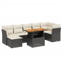 8-piece garden sofa set with black synthetic rattan cushions by , Garden sets - Ref: Foro24-3270944, Price: 461,23 €, Discoun...