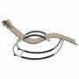 Tumbona con almohada textileno taupe