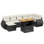 8-piece garden sofa set with black synthetic rattan cushions by , Garden sets - Ref: Foro24-3272302, Price: 525,33 €, Discoun...
