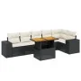 7-piece garden dining set with black synthetic rattan cushions by , Garden sets - Ref: Foro24-3272645, Price: 478,76 €, Disco...