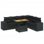 7-piece garden dining set with black synthetic rattan cushions by , Garden sets - Ref: Foro24-3272651, Price: 548,26 €, Disco...