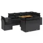 8-piece garden sofa set with black synthetic rattan cushions by , Garden sets - Ref: Foro24-3272728, Price: 753,24 €, Discoun...