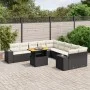 Set mit 11 Stück Gartensofas und Kissen synthetisches Rattan schwarz von , Gartensets - Ref: Foro24-3272827, Preis: 709,04 €,...