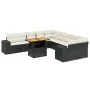Garden sofa set 11 pieces and black synthetic rattan cushions by , Garden sets - Ref: Foro24-3272827, Price: 709,04 €, Discou...