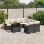 8-piece garden sofa set with black synthetic rattan cushions by , Garden sets - Ref: Foro24-3273002, Price: 556,89 €, Discoun...