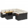 8-piece garden sofa set with black synthetic rattan cushions by , Garden sets - Ref: Foro24-3273002, Price: 556,89 €, Discoun...