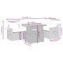 Set aus 6-teiligen Gartensofas und Kissen Kunstrattan schwarz von , Gartensets - Ref: Foro24-3271741, Preis: 446,89 €, Rabatt: %