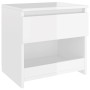 Nachttisch aus glänzend weißem Sperrholz, 40 x 30 x 39 cm von vidaXL, Nachttische - Ref: Foro24-803455, Preis: 37,21 €, Rabat...