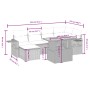 Garten-Essgruppe 7-teilig mit schwarzen Polstern aus synthetischem Rattan. von , Gartensets - Ref: Foro24-3271853, Preis: 473...