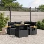 Set de muebles de jardín 5 pzas y cojines ratán sintético negro de , Conjuntos de jardín - Ref: Foro24-3271734, Precio: 394,6...