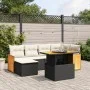 7-piece garden dining set with black synthetic rattan cushions by , Garden sets - Ref: Foro24-3274059, Price: 450,80 €, Disco...