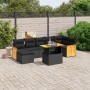 Set aus 8-teiligen Gartensofas und Kissen Kunstrattan schwarz von , Gartensets - Ref: Foro24-3274065, Preis: 519,99 €, Rabatt: %