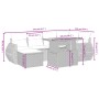 7-teiliges Garten-Esszimmerset und Kissen synthetisches Rattan schwarz von , Gartensets - Ref: Foro24-3275814, Preis: 462,21 ...
