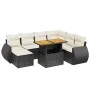 8-piece garden sofa set with black synthetic rattan cushions by , Garden sets - Ref: Foro24-3275828, Price: 531,08 €, Discoun...