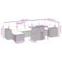 8-piece garden sofa set with black synthetic rattan cushions by , Garden sets - Ref: Foro24-3275932, Price: 575,42 €, Discoun...