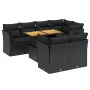 8-piece garden sofa set and black synthetic rattan cushions by , Garden sets - Ref: Foro24-3270705, Price: 575,67 €, Discount: %