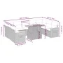 Garden sofa set 10 pieces with black synthetic rattan cushions by , Garden sets - Ref: Foro24-3273660, Price: 633,86 €, Disco...
