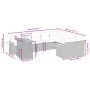 Garden sofa set 10 pieces with black synthetic rattan cushions by , Garden sets - Ref: Foro24-3273681, Price: 633,86 €, Disco...