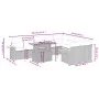 Garden sofa set 10 pieces with black synthetic rattan cushions by , Garden sets - Ref: Foro24-3273674, Price: 633,86 €, Disco...