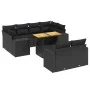 11-piece garden sofa set and black synthetic rattan cushions by , Garden sets - Ref: Foro24-3274588, Price: 662,49 €, Discoun...