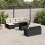 11-piece garden sofa set and black synthetic rattan cushions by , Garden sets - Ref: Foro24-3276512, Price: 611,82 €, Discoun...