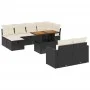 11-piece garden sofa set and black synthetic rattan cushions by , Garden sets - Ref: Foro24-3276512, Price: 611,82 €, Discoun...