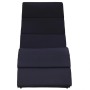 Sun lounger with black synthetic rattan cushion by vidaXL, Loungers - Ref: Foro24-46539, Price: 144,30 €, Discount: %