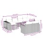 11-teiliges Gartensofa-Set mit beigen synthetischen Rattankissen von , Gartensets - Ref: Foro24-3228908, Preis: 615,77 €, Rab...