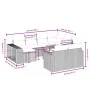 11-teiliges Gartensofa-Set mit beigen synthetischen Rattankissen von , Gartensets - Ref: Foro24-3228908, Preis: 661,87 €, Rab...