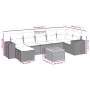 Garden sofa set with beige cushions 8 pcs PE rattan by , Garden sets - Ref: Foro24-3257885, Price: 574,21 €, Discount: %