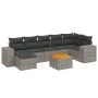 8-piece garden sofa set and gray synthetic rattan cushions by , Garden sets - Ref: Foro24-3257887, Price: 487,96 €, Discount: %