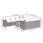 11-piece garden sofa set with beige synthetic rattan cushions by , Garden sets - Ref: Foro24-3257956, Price: 696,13 €, Discou...